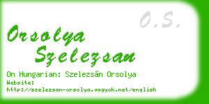 orsolya szelezsan business card