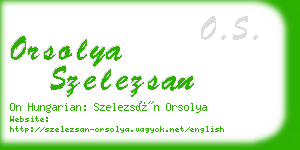 orsolya szelezsan business card